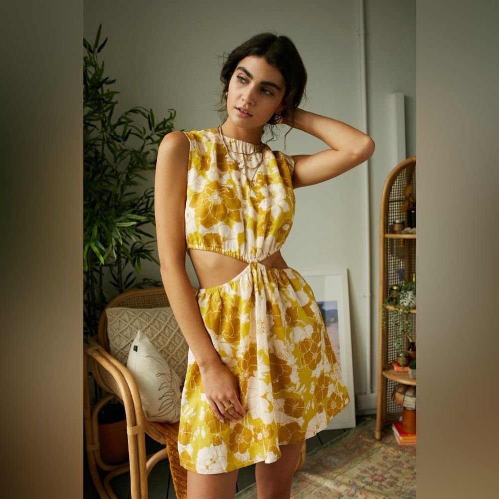Faithful the Brand La Pineta Cutout Mini Dress